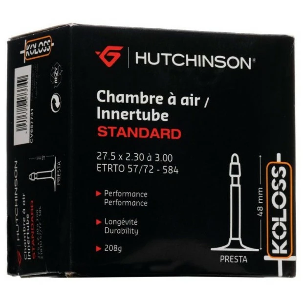 Chambre à Air VTT Hutchinson Koloss Standard - 27,5x2,30/3,00 - Presta - 48 Mm 3 Chambre à Air VTT Hutchinson Koloss Standard - 27,5x2,30/3,00 - Presta - 48 Mm