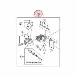 Bras De Levier Shimano Sora ST-3503 - Droit