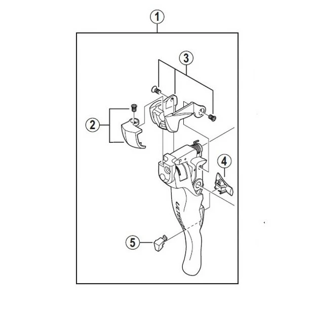 Bras De Levier Shimano Ultegra 6700 Y6SC98010 - Droit 3 Bras De Levier Shimano Ultegra 6700 Y6SC98010 - Droit