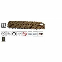 Chaîne 11 Vitesses Yaban S11 S2 Bi-color -Shimano Soldes chaine 11 vitesses yaban s11 s2 bi color 1