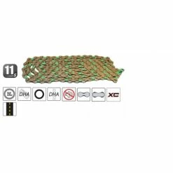 Chaîne 11 Vitesses Yaban S11 S2 Bi-color -Shimano Soldes chaine 11 vitesses yaban s11 s2 bi color 2