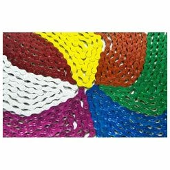 Chaîne Mono-vitesse KMC S1 Z410 (Blanc) -Shimano Soldes chaine mono vitesse kmc s1 z410 blanc 1