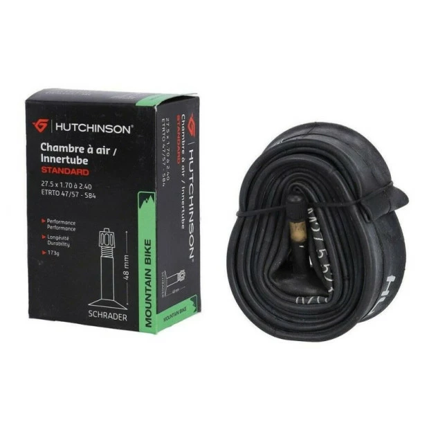 Chambre à Air VTT Hutchinson Standard H 27,5x1,70/2,40" Schrader 48mm 3 Chambre à Air VTT Hutchinson Standard H 27,5x1,70/2,40" Schrader 48mm