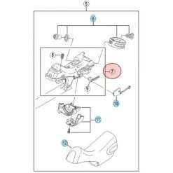 Corps De Manette De Dérailleur Et Frein Shimano Ultegra ST-6800 - Gauche