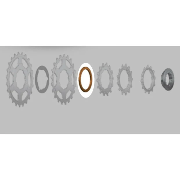 Entretoise De Cassette Miche 11 V - Shimano/Sram 3 Entretoise De Cassette Miche 11 V - Shimano/Sram