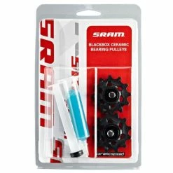 Galets De Dérailleurs SRAM Roulement Céramique BlackBox Pulleys XX1 X-Sync 11-vit -Shimano Soldes galets de derailleurs sram roulement ceramique blackbox pulleys xx1 x sync 11 vit 1
