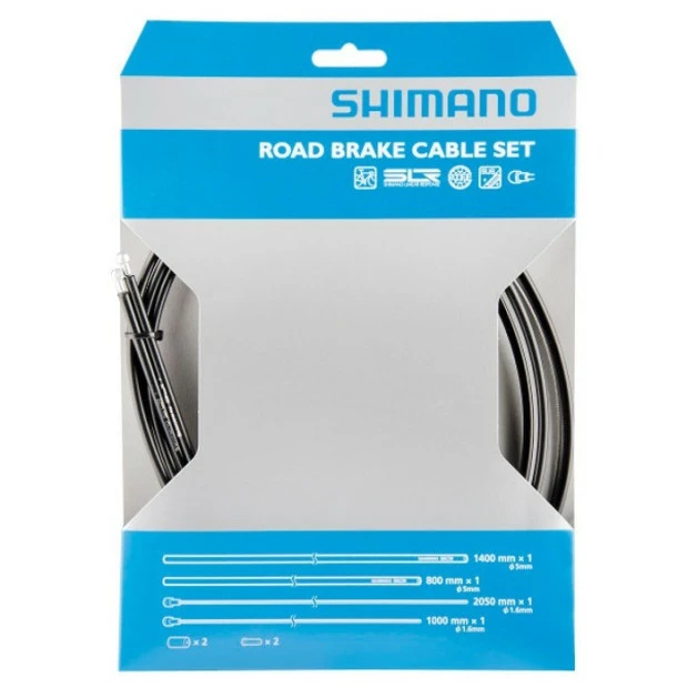 Kit Câblerie Frein Route PTFE Shimano Y80098011 - Noir 3 Kit Câblerie Frein Route PTFE Shimano Y80098011 - Noir