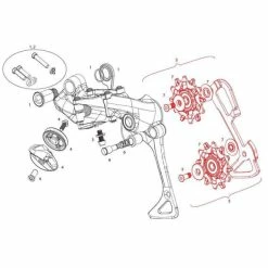 Kit Galets Et Chape Interne SRAM EX1 -Shimano Soldes kit galets et chape interne sram ex1 1