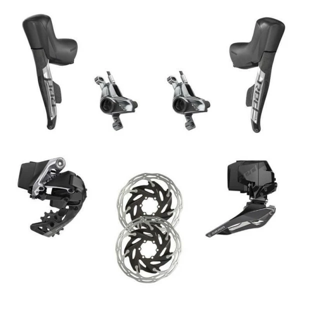Mini Groupe SRAM Red ETAP AXS HRD Disc 2x12 Post Mount 3 Mini Groupe SRAM Red ETAP AXS HRD Disc 2x12 Post Mount