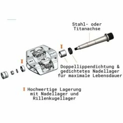 Pédales Automatiques Tatze Mc-Fly Axe Cr-Mo -Shimano Soldes pedales automatiques tatze mc fly axe cr mo 4