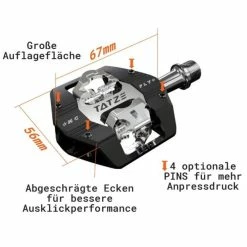 Pédales Automatiques Tatze Mc-Fly Axe Titane 10 Pédales Automatiques Tatze Mc-Fly Axe Titane -Shimano Soldes pedales automatiques tatze mc fly axe titane 2