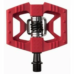 Crank Brothers Pédales Crankbrothers Double Shot 1 - Rouge-Noir -Shimano Soldes pedales crankbrothers double shot 1 rouge noir 1