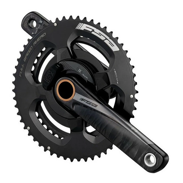 Pédalier Capteur De Vitesse FSA Powerbox Carbon 50/34 Dents 3 Pédalier Capteur De Vitesse FSA Powerbox Carbon 50/34 Dents