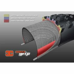 Pneu Maxxis Minion DHF - 24x2.40 - Tringle Rigide - 3C Grip -Shimano Soldes pneu maxxis minion dhf 24x240 tringle rigide 3c grip 2