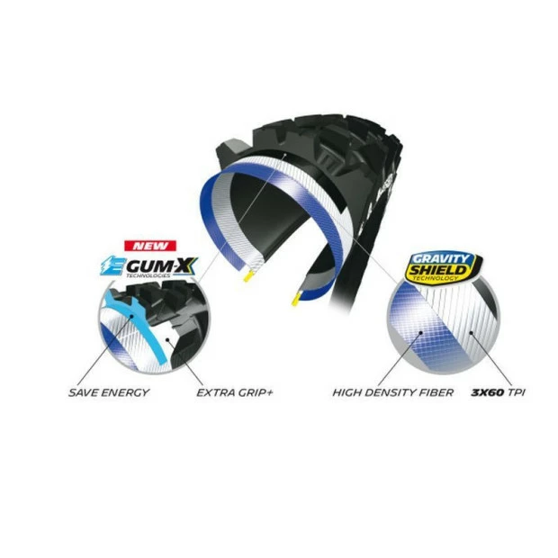 Pneu Michelin DH E-Wild Rear Tubeless Ready 27,5x2,80 - Noir 4 Pneu Michelin DH E-Wild Rear Tubeless Ready 27,5x2,80 - Noir – Image 2