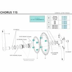Campagnolo® Visserie Plateau Campagnolo FC-SR300